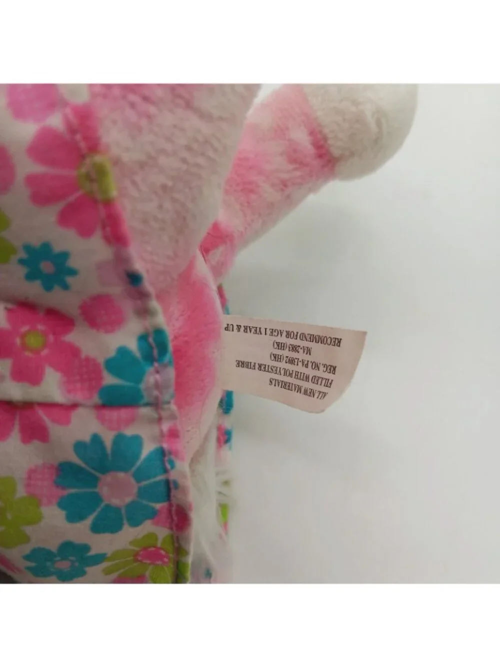 Inter American Baby First Bunny Rabbit Plush Pink Floral 7